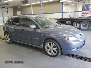 2008 Mazda 3 S Touring with VIN JM1BK343081865078, listed as a Copart auction lot 52068525 with 109,006 mi miles and Salvage Title. Bid and sale history available at DreamBid. Image 4.