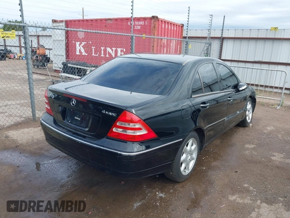 2004 Mercedes-Benz C 240 with VIN WDBRF81J64F448093, listed as a IAAI auction lot 42598912 with 146,603 mi miles and . Bid and sale history available at DreamBid. Image 4.