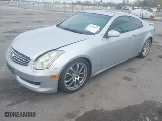 2006 Infiniti G35 Coupe with VIN JNKCV54E46M704347, listed as a IAAI auction lot 41204817 with NaN miles. Bid and sale history available at carsss.com. Image 2.