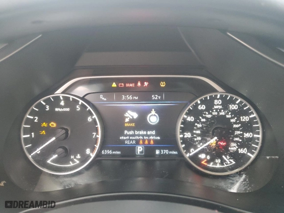 2024 Nissan Murano SL with VIN 5N1AZ2CJ3RC115404, listed as a Copart auction lot 81108454 with 6,396 mi miles and Salvage Title. Bid and sale history available at carsss.com. Image 9.