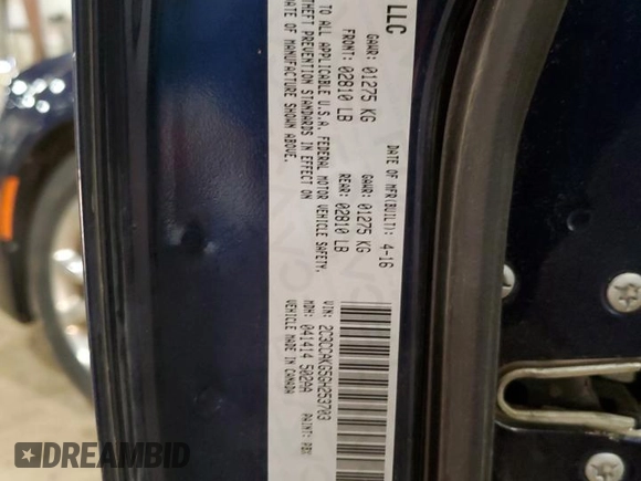 2016 Chrysler 300 with VIN 2C3CCAKG5GH253703, listed as a Copart auction lot 50073635 with 141,321 mi miles and Salvage Title. Bid and sale history available at carsss.com. Image 14.