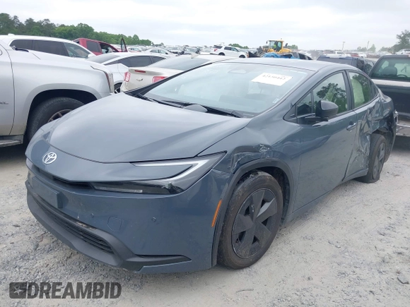2024 Toyota Prius LE with VIN JTDACAAU9R3028815, listed as a IAAI auction lot 42150442 with 20,510 mi miles and . Bid and sale history available at DreamBid. Image 2.
