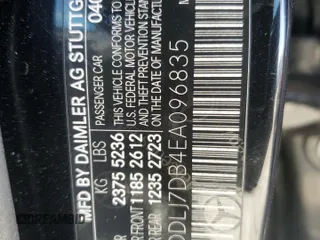 2014 Mercedes-Benz CLS-Class CLS 550 with VIN WDDLJ7DB4EA096835, listed as a Copart auction lot 50069425 with 154,489 mi miles and Clean Title. Bid and sale history available at carsss.com. Image 12.