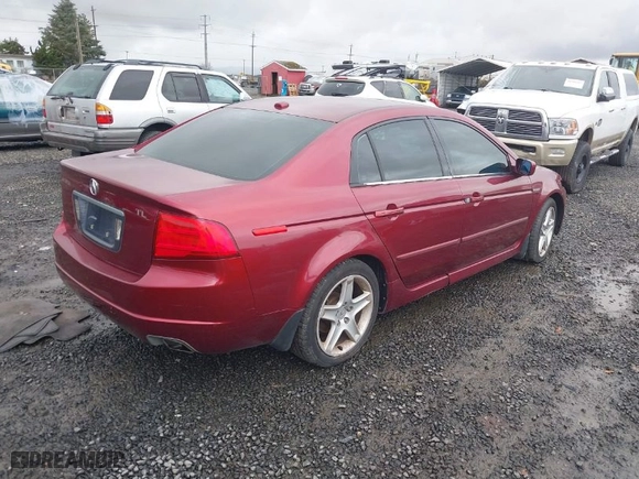2005 Acura TL with VIN 19UUA66285A035866, listed as a IAAI auction lot 41590459 with 184,942 mi miles. Bid and sale history available at carsss.com. Image 4.