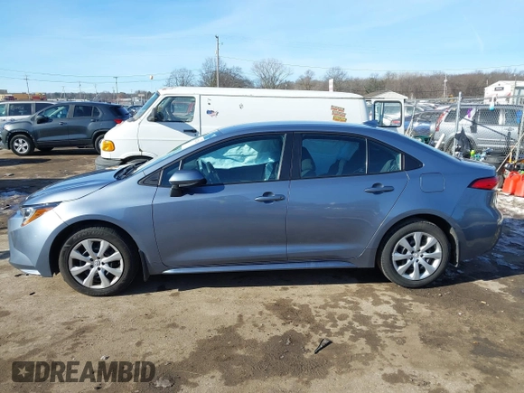 2022 Toyota Corolla LE with VIN 5YFEPMAE5NP370182, listed as a IAAI auction lot 41422744 with 78,474 mi miles. Bid and sale history available at carsss.com. Image 14.