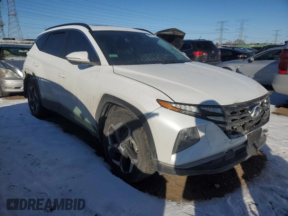 2022 Hyundai Tucson SEL with VIN 5NMJFCAE1NH093312, listed as a Copart auction lot 88271395 with 86,270 mi miles and Salvage Title. Bid and sale history available at carsss.com. Image 4.