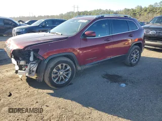 2019 Jeep Cherokee Latitude Plus with VIN 1C4PJLLB0KD485391, listed as a Copart auction lot 45704825 with 102,836 mi miles and Salvage Title. Bid and sale history available at carsss.com. Image 1.