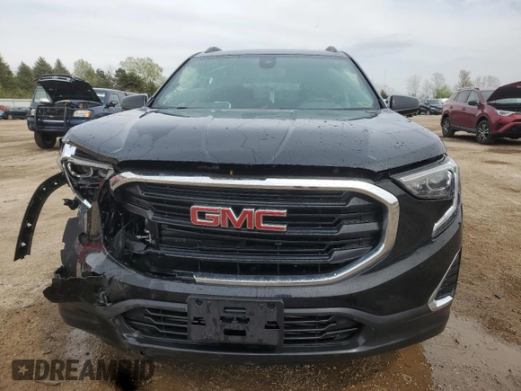 2020 GMC Terrain SLE with VIN 3GKALTEV9LL339448, listed as a Copart auction lot 55517915 with 33,250 mi miles and Salvage title. Bid and sale history available at DreamBid. Image 5.