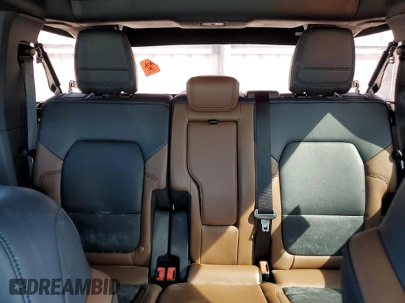 2021 Ford Bronco with VIN 1FMDE5DH0MLB04620, listed as a Copart auction lot 75340644 with 0 mi miles and Salvage Title. Bid and sale history available at carsss.com. Image 10.