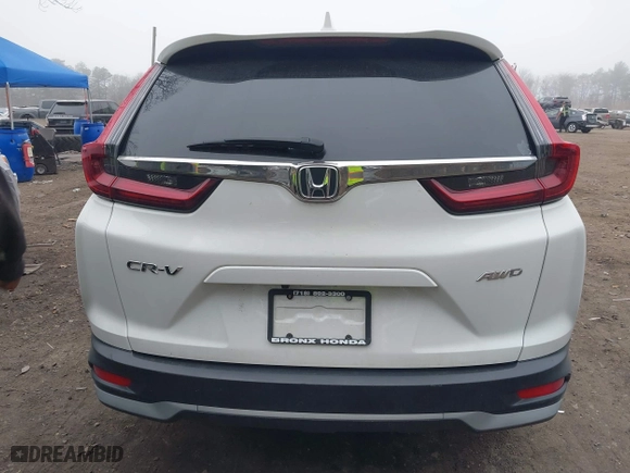 2020 Honda CR-V EX-L with VIN 5J6RW2H83LA017332, listed as a IAAI auction lot 41907639 with 51,613 mi miles. Bid and sale history available at carsss.com. Image 16.