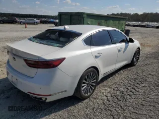 2017 Kia Cadenza Premium with VIN KNALC4J19H5065931, listed as a Copart auction lot 75105004 with 67,468 mi miles and Salvage Title. Bid and sale history available at carsss.com. Image 3.