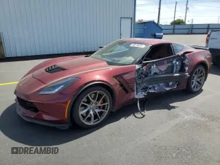 2016 Chevrolet Corvette Z06 3LZ z VIN 1G1YU2D68G5607531, wystawiony jako Copart lot #58075825 z przebiegiem 16 283 mil mil oraz Szkoda całkowita • Salvage title. Historia ofert i sprzedaży dostępna na DreamBid. Obrazek 1.