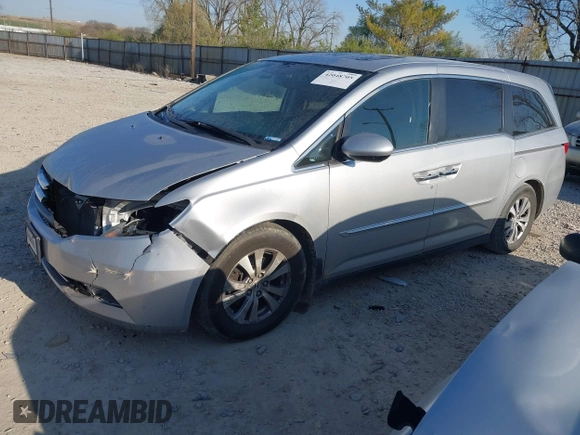 2015 Honda Odyssey EX-L with VIN 5FNRL5H62FB064541, listed as a IAAI auction lot 42048705 with 176,620 mi miles and . Bid and sale history available at DreamBid. Image 2.