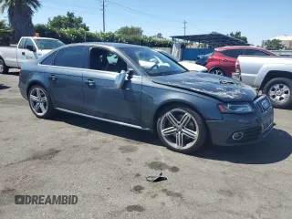 2010 Audi S4 Premium Plus with VIN WAUBGAFL5AA125662, listed as a Copart auction lot 68814494 with 101,519 mi miles and Salvage Title. Bid and sale history available at carsss.com. Image 4.