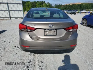 2015 Hyundai Elantra SE with VIN 5NPDH4AE2FH592573, listed as a Copart auction lot 59092025 with 62,870 mi miles and Salvage title. Bid and sale history available at DreamBid. Image 6.