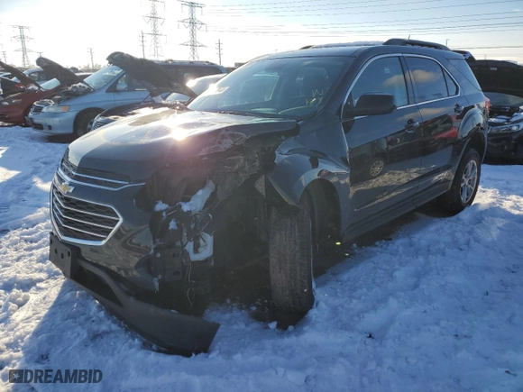 2016 Chevrolet Equinox LT with VIN 2GNALCEK1G6125508, listed as a Copart auction lot 85692544 with 114,396 mi miles and Salvage Title. Bid and sale history available at carsss.com. Image 1.