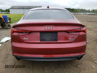 2018 Audi A5 Sportback Premium Plus with VIN WAUENCF54JA006730, listed as a Copart auction lot 57540973 with 87,756 mi miles. Bid and sale history available at carsss.com. Image 6.
