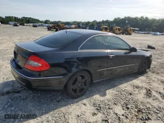 2006 Mercedes-Benz CLK-Class 5.0L with VIN WDBTJ75J16F195745, listed as a Copart auction lot 56946894 with 239,874 mi miles and Salvage Title. Bid and sale history available at carsss.com. Image 3.