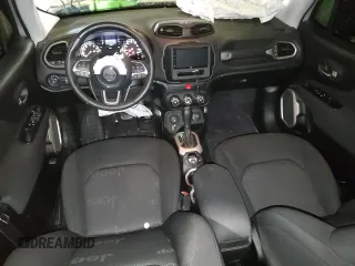 2017 Jeep Renegade Latitude with VIN ZACCJBBB6HPF37241, listed as a Copart auction lot 47377685 with 142,566 mi miles and Salvage Title. Bid and sale history available at carsss.com. Image 8.