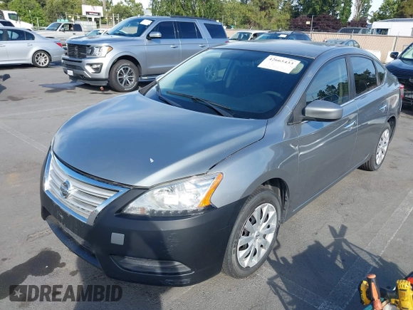 2014 Nissan Sentra SV with VIN 3N1AB7AP9EY242028, listed as a IAAI auction lot 42665433 with 191,906 mi miles and . Bid and sale history available at DreamBid. Image 6.