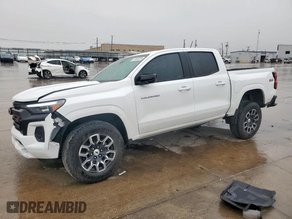 2023 Chevrolet Colorado 4WD Z71 with VIN 1GCPTDEK3P1123108, listed as a Copart auction lot 51853225 with 44,608 mi miles and Salvage Title. Bid and sale history available at DreamBid. Image 1.