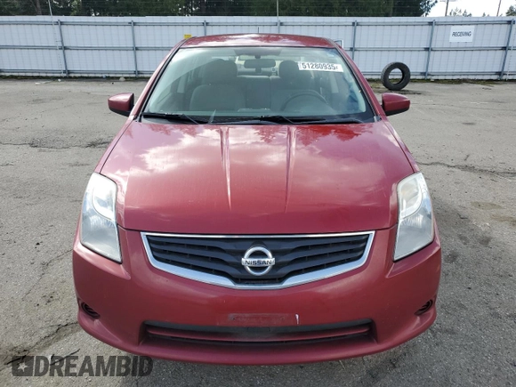 2010 Nissan Sentra SR with VIN 3N1AB6AP0AL685640, listed as a Copart auction lot 51280935 with 121,818 mi miles and Salvage Title. Bid and sale history available at DreamBid. Image 5.
