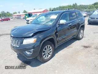 2014 Jeep Grand Cherokee Limited with VIN 1C4RJFBTXEC140898, listed as a IAAI auction lot 42793097 with 159,542 mi miles and . Bid and sale history available at DreamBid. Image 18.