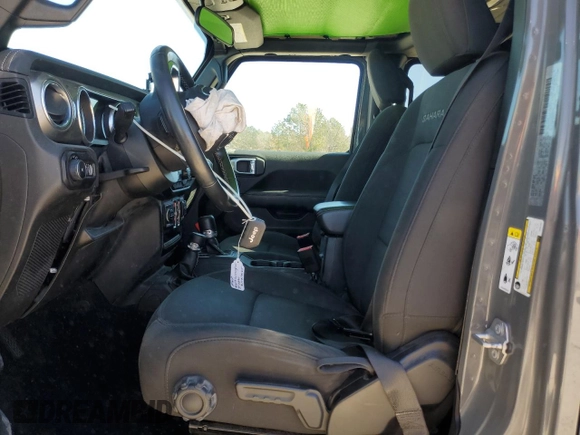 2019 Jeep Wrangler Unlimited Sahara with VIN 1C4HJXEG6KW531041, listed as a Copart auction lot 47387515 with 76,417 mi miles and Non Repairable. Bid and sale history available at carsss.com. Image 7.
