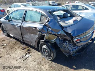 2015 Honda Civic Sedan LX with VIN 2HGFB2F56FH543488, listed as a IAAI auction lot 41854581 with 116,155 mi miles. Bid and sale history available at carsss.com. Image 3.