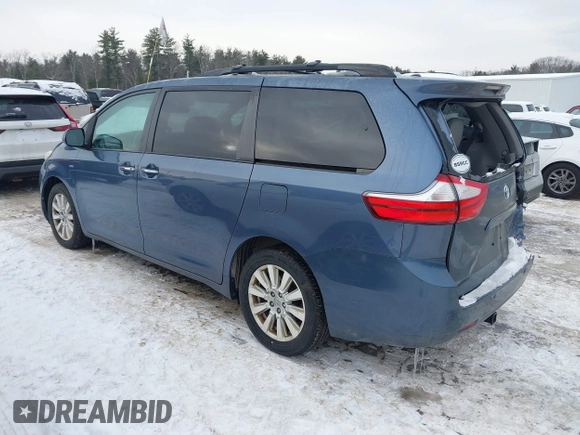2017 Toyota Sienna XLE с VIN 5TDDZ3DC9HS159153, выставлен на аукционе IAAI как лот 41350390 с пробегом 110 715 миль миль и . История ставок и продаж доступна на DreamBid. Изображение 3.