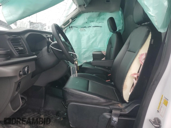 2023 Ford Transit Cargo with VIN 1FTBR1C84PKA41655, listed as a Copart auction lot 42423115 with 125,492 mi miles and Salvage Title. Bid and sale history available at carsss.com. Image 7.