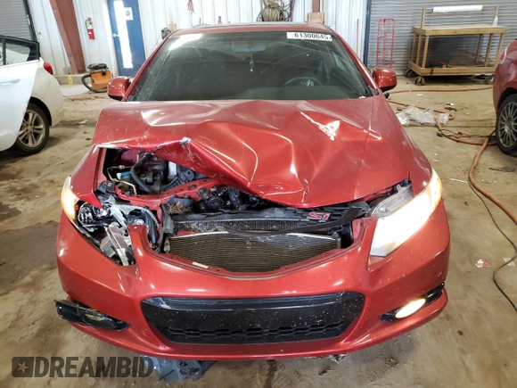 2013 Honda Civic Si with VIN 2HGFG4A59DH706684, listed as a Copart auction lot 61300645 with 129,824 mi miles and Salvage title. Bid and sale history available at DreamBid. Image 5.