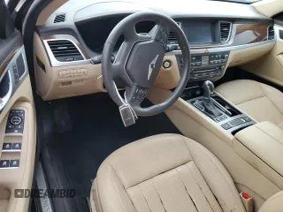 2017 Genesis G80 3.8L with VIN KMHGN4JE2HU177957, listed as a Copart auction lot 75120824 with 0 mi miles and Salvage Title. Bid and sale history available at carsss.com. Image 8.