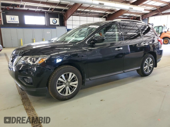 2019 Nissan Pathfinder SV with VIN 5N1DR2MM3KC638871, listed as a Copart auction lot 55072765 with 63,857 mi miles and Clean Title. Bid and sale history available at carsss.com. Image 1.