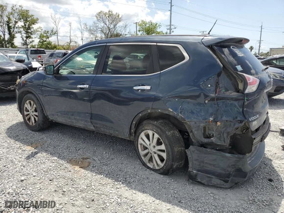 2015 Nissan Rogue S with VIN 5N1AT2MT2FC927158, listed as a Copart auction lot 52344415 with 137,165 mi miles and Salvage Title. Bid and sale history available at carsss.com. Image 2.