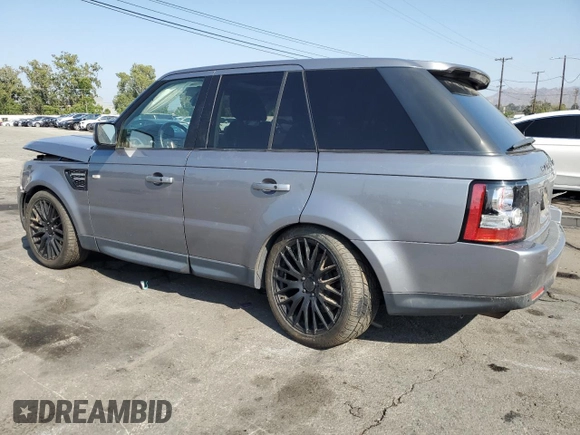 2013 Land Rover Range Rover Sport HSE Lux with VIN SALSK2D42DA775937, listed as a Copart auction lot 59769845 with 89,835 mi miles and Salvage title. Bid and sale history available at DreamBid. Image 2.