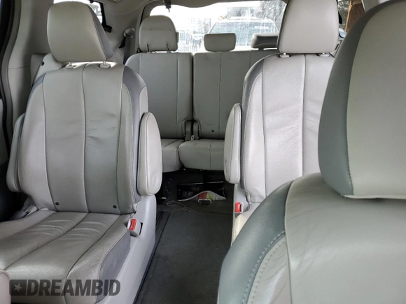 2012 Toyota Sienna XLE with VIN 5TDDK3DC2CS047193, listed as a Copart auction lot 46110715 with 152,047 mi miles and Salvage Title. Bid and sale history available at carsss.com. Image 10.