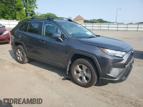 2024 Toyota RAV4 XLE with VIN 2T3P1RFV5RW410420, listed as a Copart auction lot 58900775 with 19,036 mi miles and Salvage title. Bid and sale history available at DreamBid. Image 4.