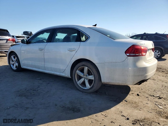 2013 Volkswagen Passat SE with VIN 1VWBP7A3XDC141312, listed as a Copart auction lot 45361805 with 103,070 mi miles and Clean Title. Bid and sale history available at carsss.com. Image 2.