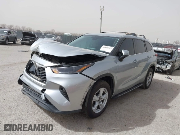 2021 Toyota Highlander L with VIN 5TDZZRAH4MS070514, listed as a IAAI auction lot 41810925 with 60,950 mi miles and . Bid and sale history available at DreamBid. Image 17.