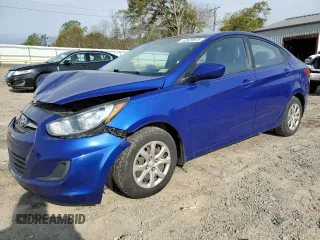 2013 Hyundai Accent GLS with VIN KMHCT4AE5DU400569, listed as a Copart auction lot 52620875 with 148,898 mi miles and Salvage Title. Bid and sale history available at carsss.com. Image 1.
