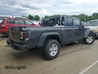 2023 Jeep Gladiator Sport S z VIN 1C6HJTAG2PL522285, wystawiony jako Copart lot #58583445 z przebiegiem 61 879 mil mil oraz Szkoda całkowita • Salvage title. Historia ofert i sprzedaży dostępna na DreamBid. Obrazek 3.