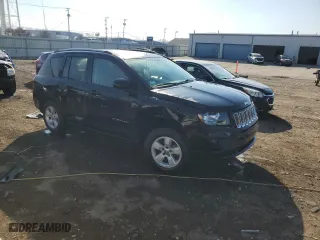 2017 Jeep Compass High Altitude with VIN 1C4NJCEA3HD156334, listed as a Copart auction lot 48219475 with 51,927 mi miles and Salvage Title. Bid and sale history available at carsss.com. Image 4.