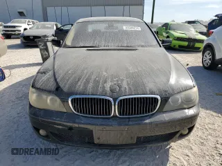 2007 BMW 7 Series 750i with VIN WBAHL83557DT09205, listed as a Copart auction lot 83580374 with 150,334 mi miles and Clean title. Bid and sale history available at DreamBid. Image 5.