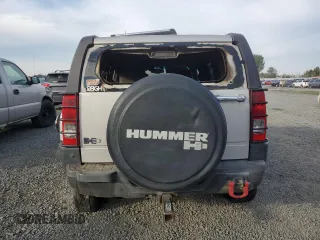2006 Hummer H3 with VIN 5GTDN136268242400, listed as a Copart auction lot 75769334 with 0 mi miles and Salvage Title. Bid and sale history available at carsss.com. Image 6.