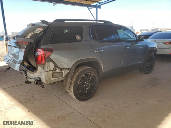 2021 GMC Acadia SLT with VIN 1GKKNMLS0MZ213373, listed as a Copart auction lot 85527744 with 77,722 mi miles and Salvage Title. Bid and sale history available at carsss.com. Image 3.