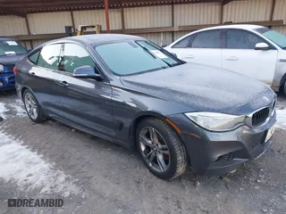 2015 BMW 3 Series Gran Turismo 328i xDrive with VIN WBA3X5C58FD562370, listed as a IAAI auction lot 41313557 with 94,552 mi miles. Bid and sale history available at carsss.com. Image 1.