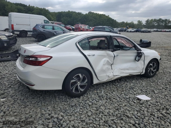 2016 Honda Accord Sedan LX with VIN 1HGCR2F33GA078374, listed as a Copart auction lot 70578694 with 155,487 mi miles and Salvage Title. Bid and sale history available at carsss.com. Image 3.
