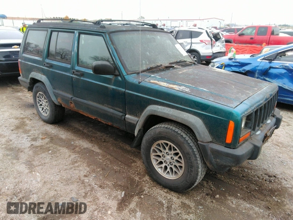1997 Jeep Cherokee Sport with VIN 1J4FJ68S8VL500942, listed as a IAAI auction lot 40810846 with 224,782 mi miles. Bid and sale history available at carsss.com. Image 1.