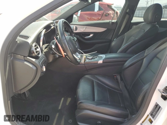 2018 Mercedes-Benz C 300 with VIN 55SWF4JB3JU282412, listed as a Copart auction lot 60155775 with 101,613 mi miles and Salvage title. Bid and sale history available at DreamBid. Image 7.